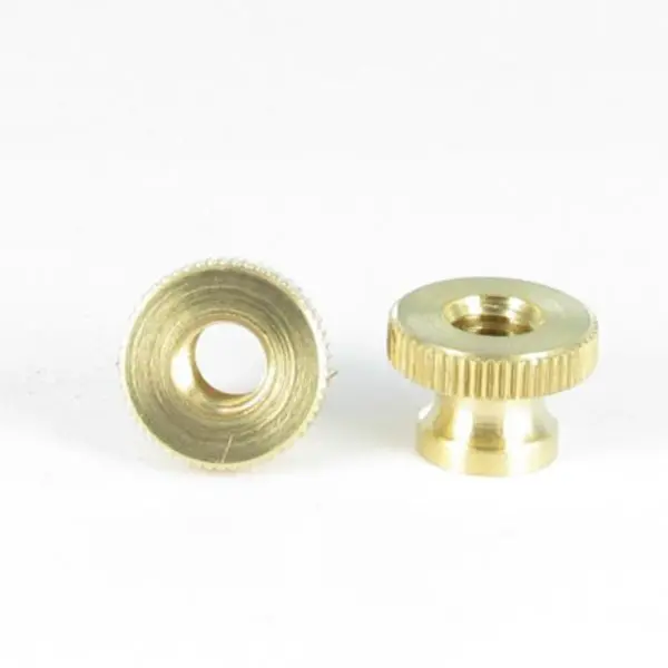 1 x Ecrou Moletée Laiton M6 16X10 EMM
