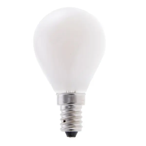 Lampadina LED a filamento Opale, Sfera P45, 6W/806lm, base E14, 3000K