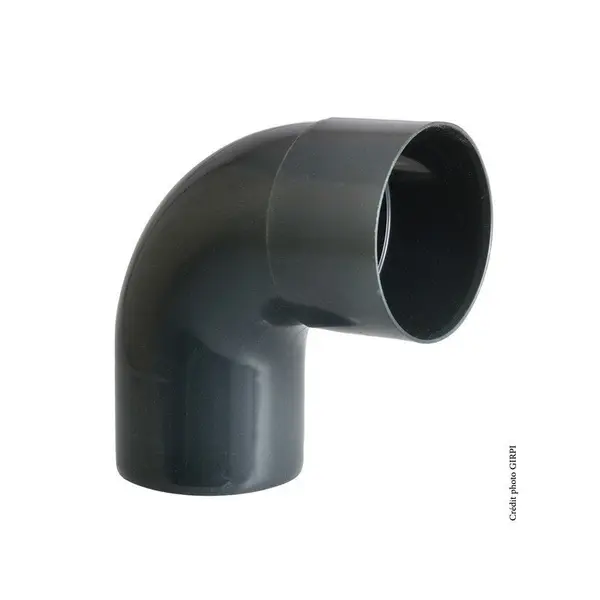 Coude 87.3° mâle / femelle pvc - GIRPI