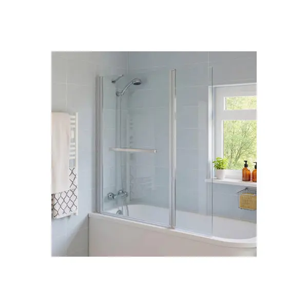Pare-baignoire "Nubia" 1 volet H. 150 x L. 124/125,5 cm