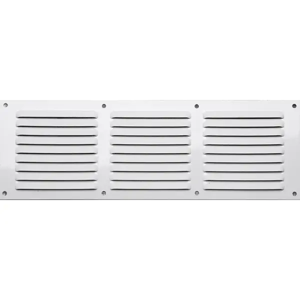 Grille d'aération aluminium laqué, L.10 x l.30 cm - Centrale Brico