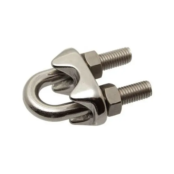 1 x Serre cable étrier Inox A4 Pour Câble De Diamètre 3
