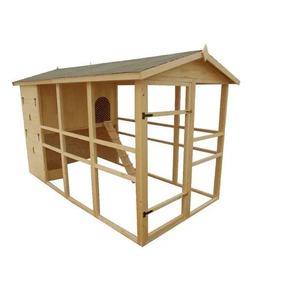 Poulailler - PO1632 HABRITA - 6,09 m² - Idéal pour 8 à 12 poules - HABRITA