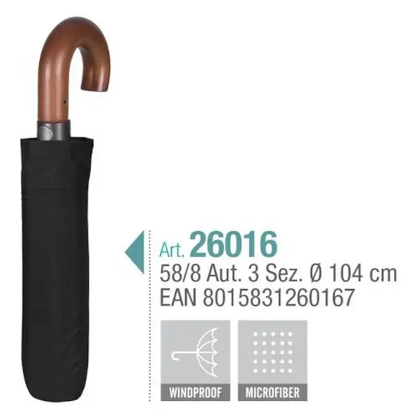 Paraguas Hombre Pleg. Aut. R-26016