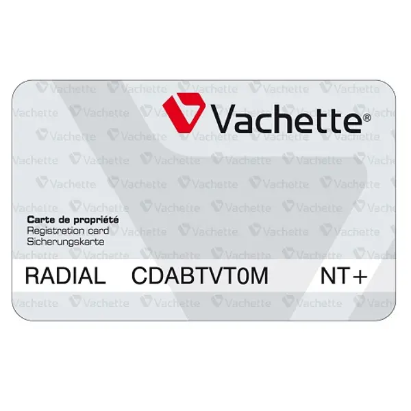 Carte de propriété VACHETTE ASSA ABLOY
