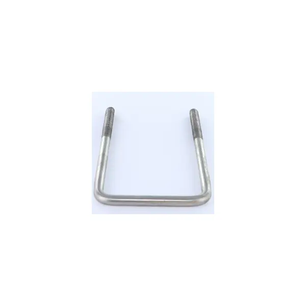 1 x Etrier Fond droit ou plat 124X67X124 M8/50/50 Inox A2