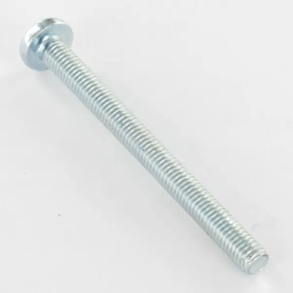 1 x Vis métaux tête cylindrique bombée large Fendue M2.5X4 Acier zingué microvis
