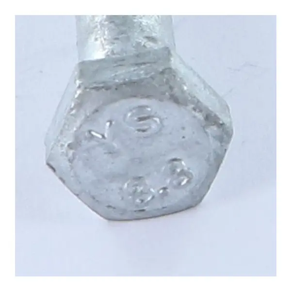 1 x Corps de boulon filetage partiel Tête hexagonale TH M8X130 Classe 8.8 Forte tenue à la corrosion Acier galvanisé à