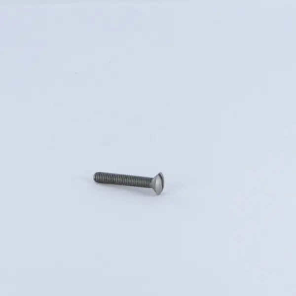 1 x Vis métaux Tête fraisée bombée TFB Fendue M3X8 Acier brut microvis