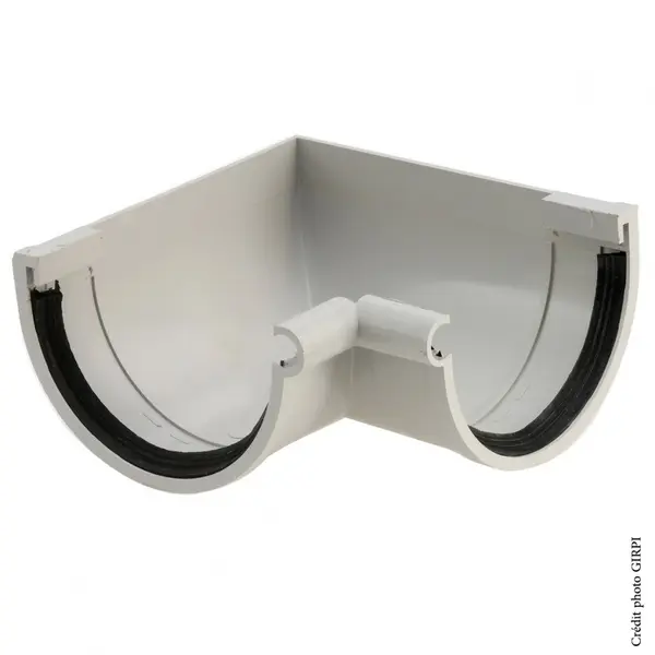 Angle intérieur à joint pvc gris GIRPI, Dév.33 cm - GIRPI