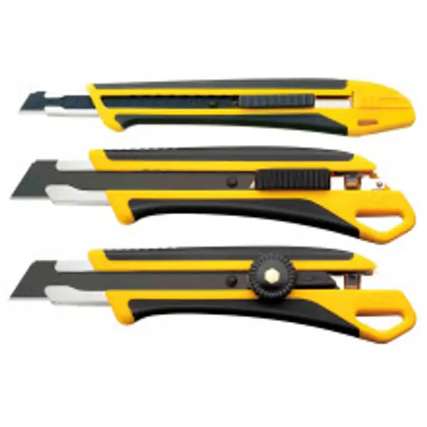 Cutter de chantier 'x-design' XA-1 Cutter 9 mm autobloquant - OLFA-CARPENTRAS DONARIER