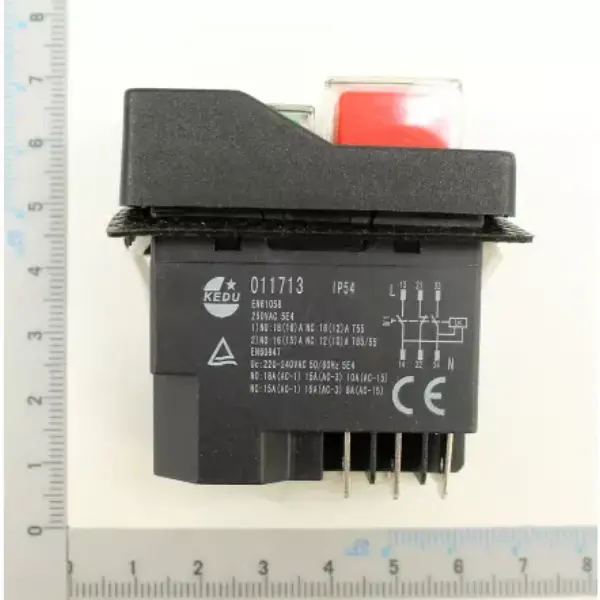 Interrupteur ON / OFF pour scie sur table HS100S Scheppach | Atelier des boiseux