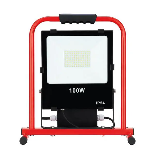 Projecteur LED 100 W 9000 lumens 6400 K avec deux prises