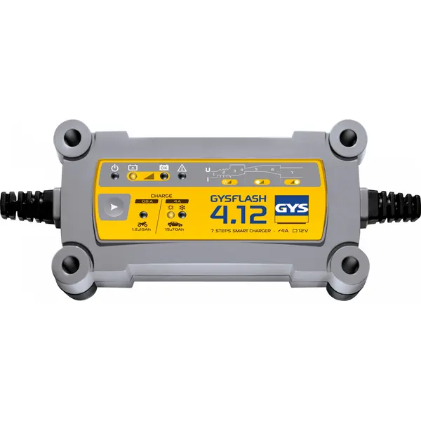 Chargeur de batterie polyvalent GYS Gysflash 4.12, 12 V - GYS