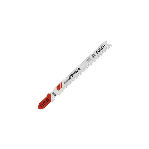 BOSCH Lot de lames de scie sauteuse Clean for PMMA - T102BF