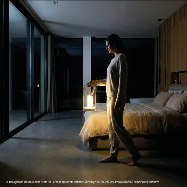 AQUA: Lanterna ricaricabile anti blackout 400 lumen