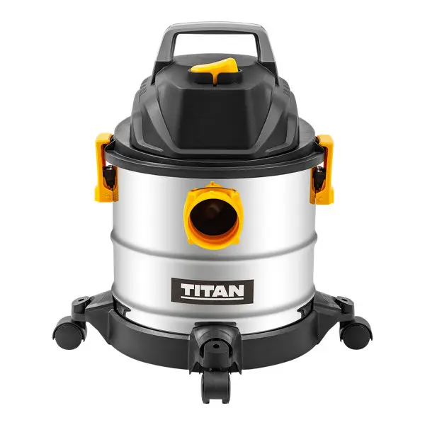 Aspirateur TITAN eau et poussière 12 l cuve acier inox 1200 w avec accessoires