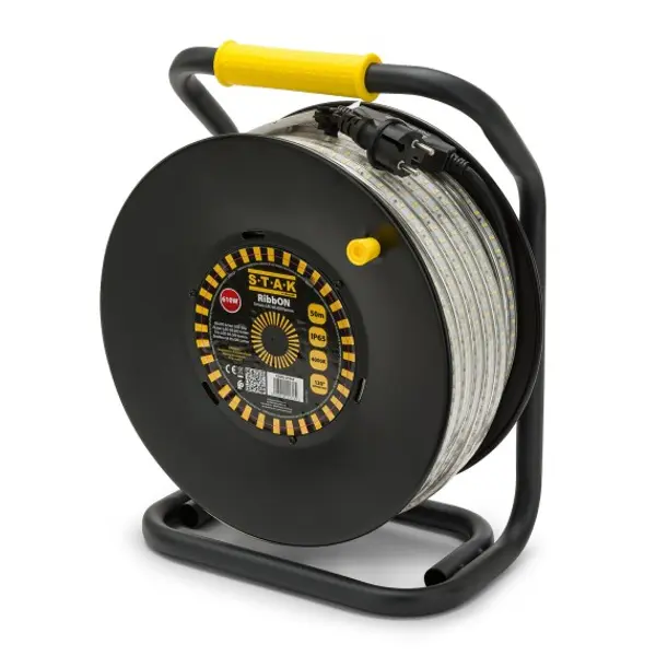 RibbON 50m: striscia LED IP65 65.000 lumen. Con avvolgitore, 50metri