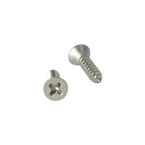 1 x Vis tôle Tête fraisée Phillips 3.5X25 Inox A2 RAL9005 noir foncé