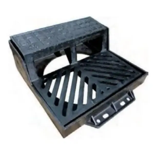 BOUCHE D'EGOUT GRILLE AVALOIR FONTE PROFIL T GATI C250 PMR
