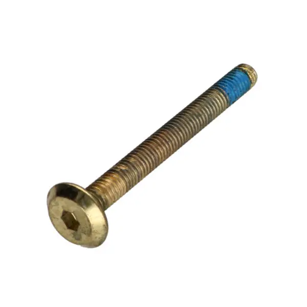 1 x Vis métaux tête plate Clé de 4 HC4 M6X60 Frein filet Acier laitonne