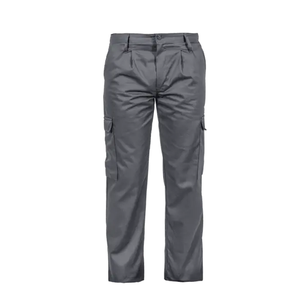 Pantalon de travail gris - Taille 48 - 65% Polyester 35% Coton - 240 g/m² - VITO