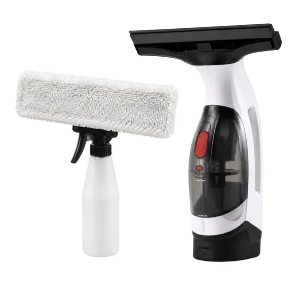 Kit Lave Vitres - Électrique sans Fil - Réservoir 150 ml - 30 min - Lave, Aspire & Sèche - Raclette 280 mm - ITOOLS