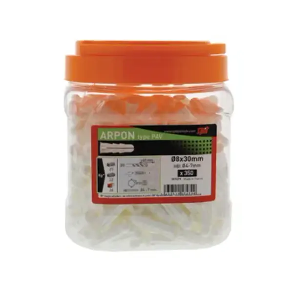 CHEVILLE ARPON 8X32 PAV BIDON 350