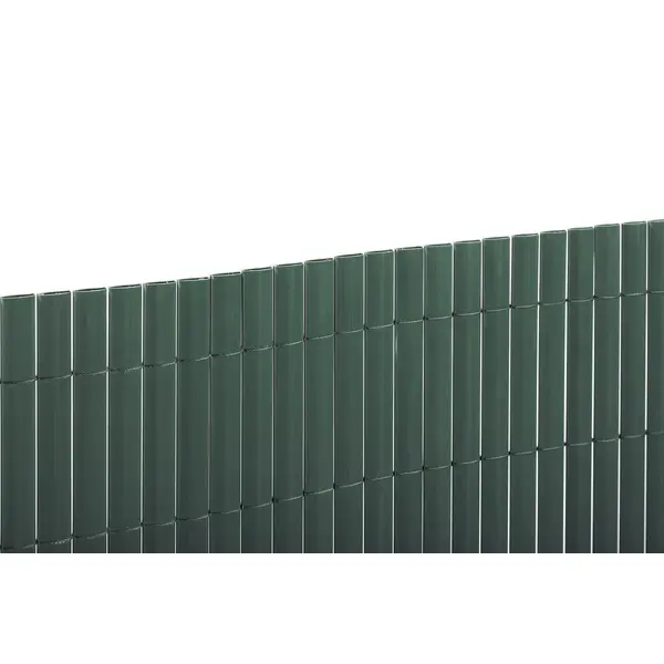 Canisse PVC double face 20mm - Vert - 1x3m - Nortene