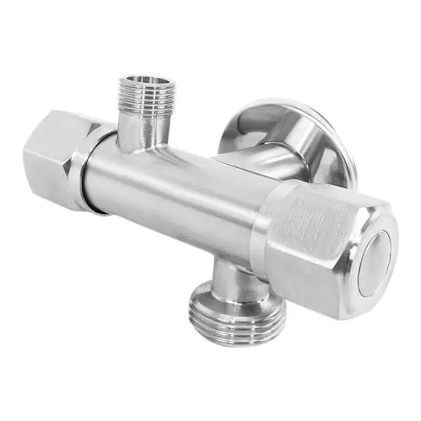 Valvula Escuadra Combi Inox 1/2-3/8-3/8