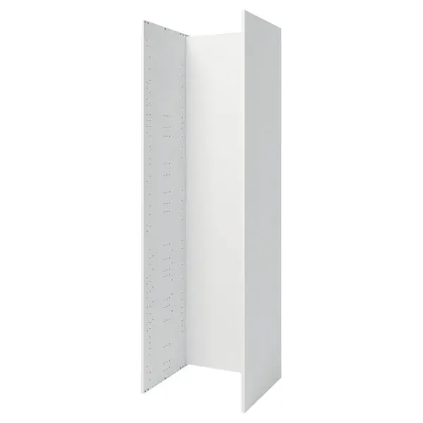 Colonne "Adèle" gris mat l.60 x h.201 x p.57 cm 2 portes