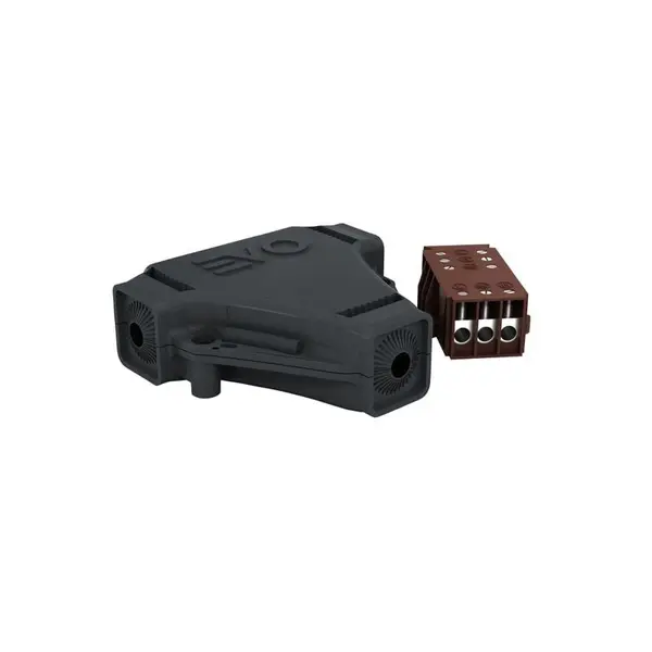 Boite de jonction 450V, 24A IP68, connecteur 3P 1-2,5mm² - AGI Robur - 232212