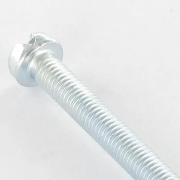 1 x Vis métaux Tête cylindrique TC Fendue M2.5X3 Acier zingué microvis