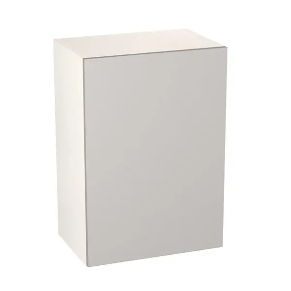 Meuble haut "Adèle" gris mat l.50 x h.72 x p.32 cm 1 porte