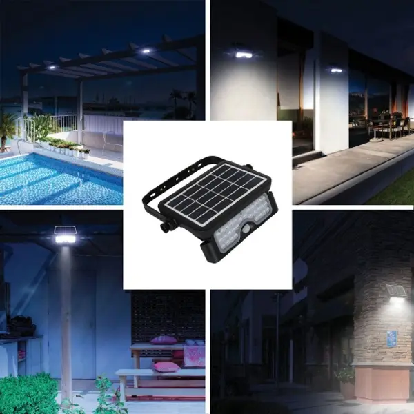HAWK: faretto solare 500 lumen con lunga autonomia
