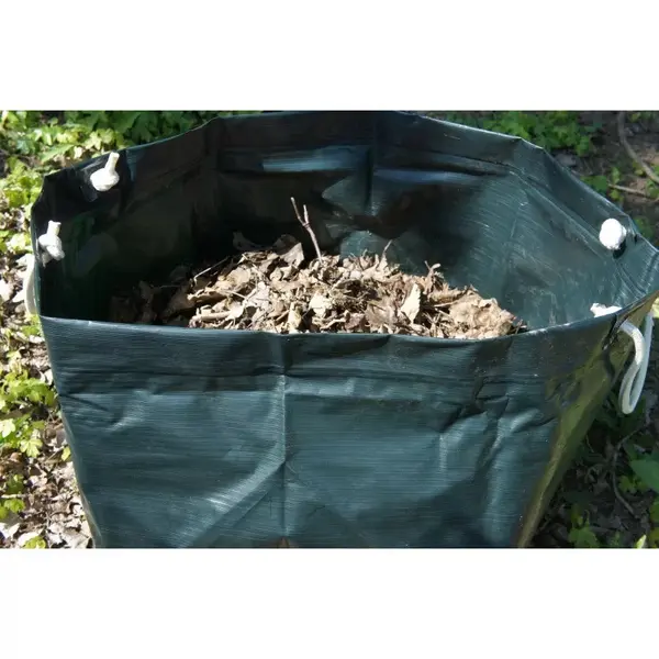 Sac à déchets de jardin TITANIUM - 56 x 65 x 65 cm - polyéthylène résistant - CHALET & JARDIN