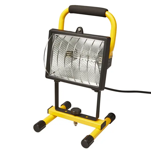 Projecteur halogène 400w - Longueur de câble : 2,5 m.