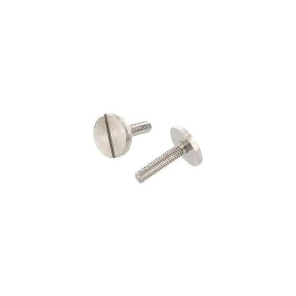 1 x Vis métaux Tête cylindrique large TCL Fendue Inox A1 M3X12 Filetage total microvis