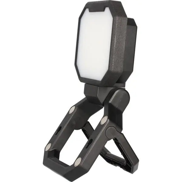 Projecteur rechargeable "SPARK" 20W 2000 lumens noir avec trépied et port USB-C