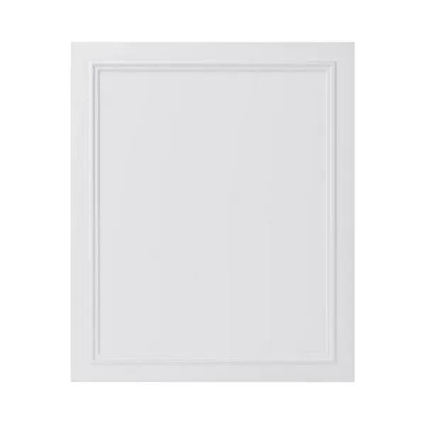 Façade 1 porte "Artemisia" blanc moulure l.59,7 x h.71,5 cm
