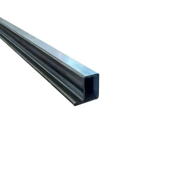 Tube acier à ailette forme L 27 x40 mm