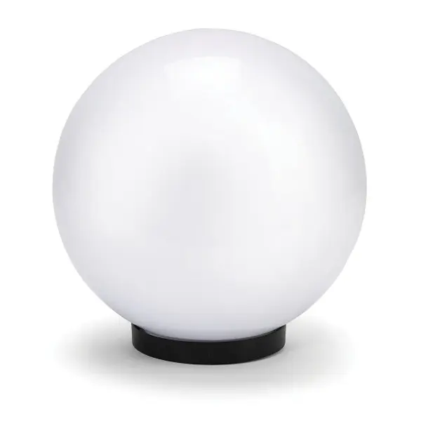 APOLUX: Sfera per esterno in PMMA, 300mm, Attacco E27, bianco