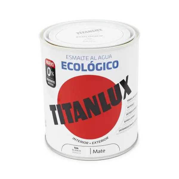 Titanlux Base Agua Blanco 750Ml Mate