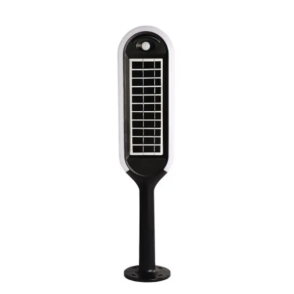 Lampada da terra LED solare 400 lumen, con pannello doppio e rilevatore di movimento