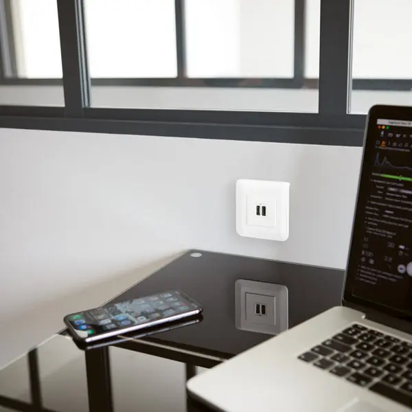Prise double USB Type-A 2,4A "Mosaic"