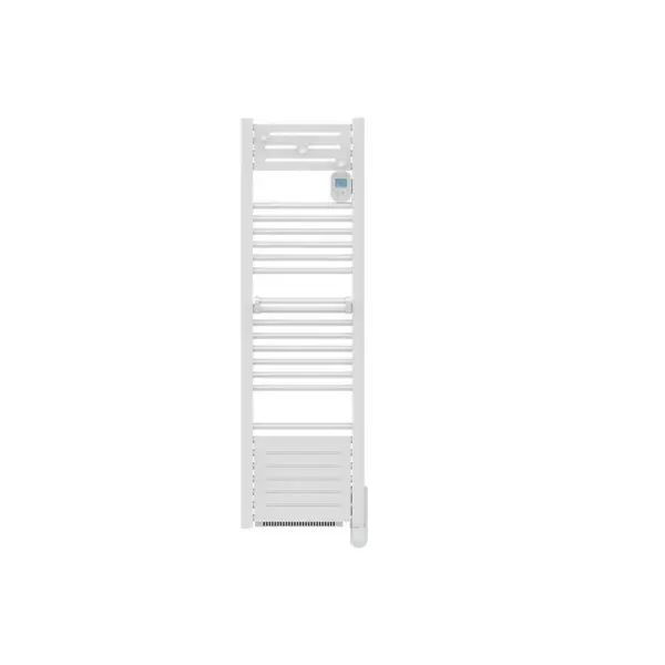 Radiateur sèche-serviettes - ACTIBAIN - fluide - 1750W - 50x138,9x12,7 cm - programmable - détection fenêtre ouverte - blanc - Noirot