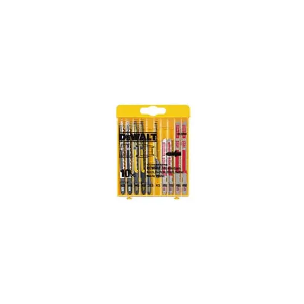 DEWALT Coffret de 10 lames scies sauteuses pour le métal - Réf. DT2292