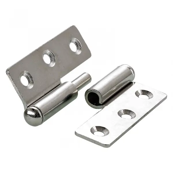 Lot de 2 paumelles acier pour meuble HETTICH, L.50 x l.40 mm - HETTICH