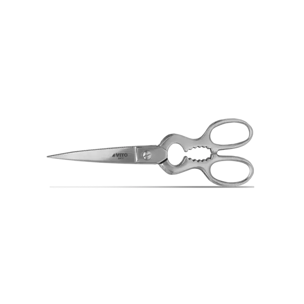 Ciseaux à poisson 190 mm dentelure acier inoxydable au carbone VITO