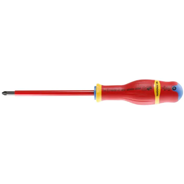ATD.VE - Tournevis PROTWIST isolé 1000 Volts pour vis cruciformes Pozidriv ATD1X100VE Facom